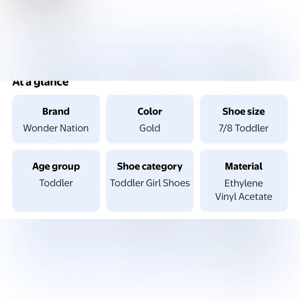 🔴‎ 3/$12 Wonder Nation Girls Gold Water Shoes! NWT! Size 7-8